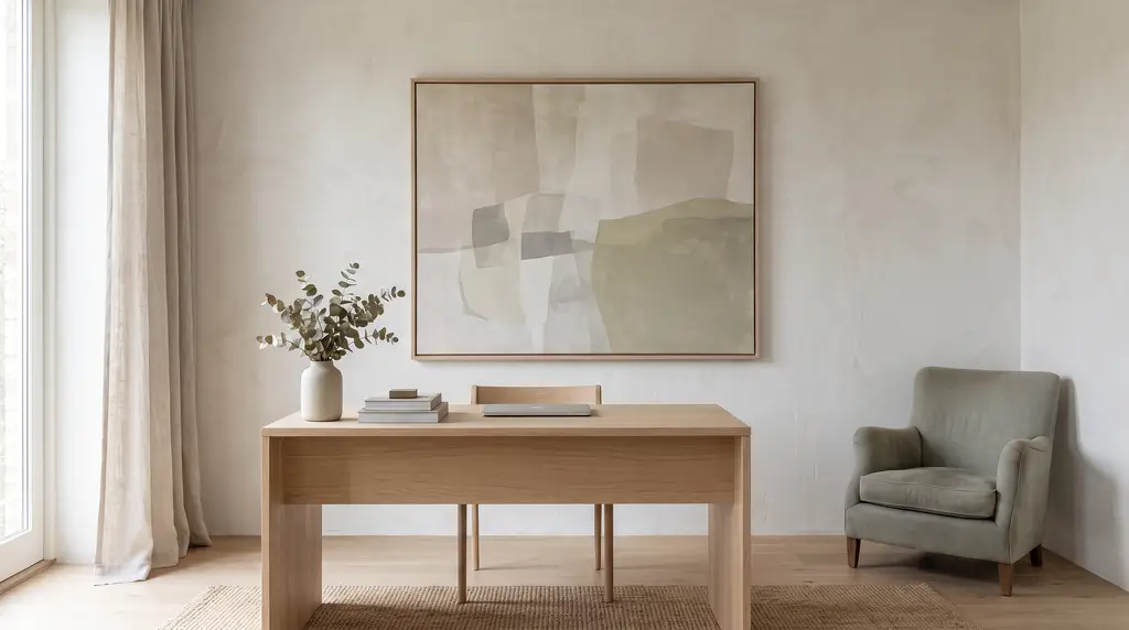 Kunst im Homeoffice: Wie Sie einen Raum für Fokus und Ruhe schaffen