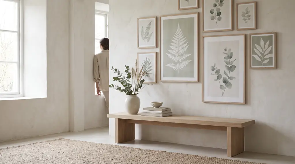 So gestalten Sie eine beruhigende botanische Wandpalette