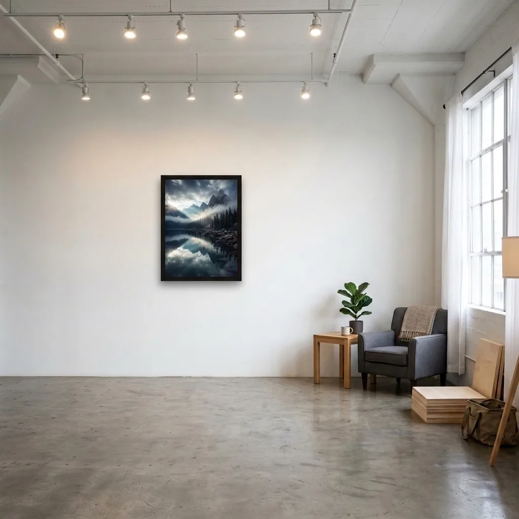 Mirror of Silence — in a room