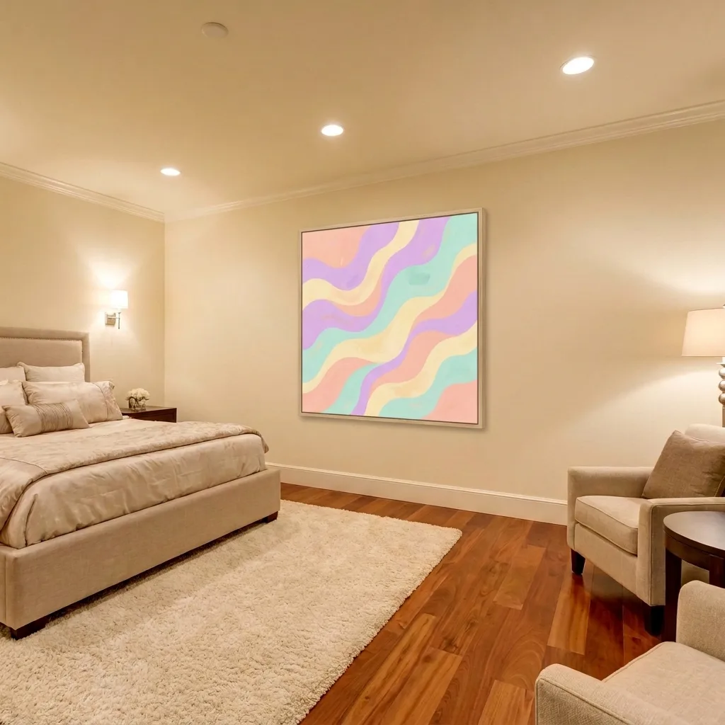 Pastellwellen — im Interieur