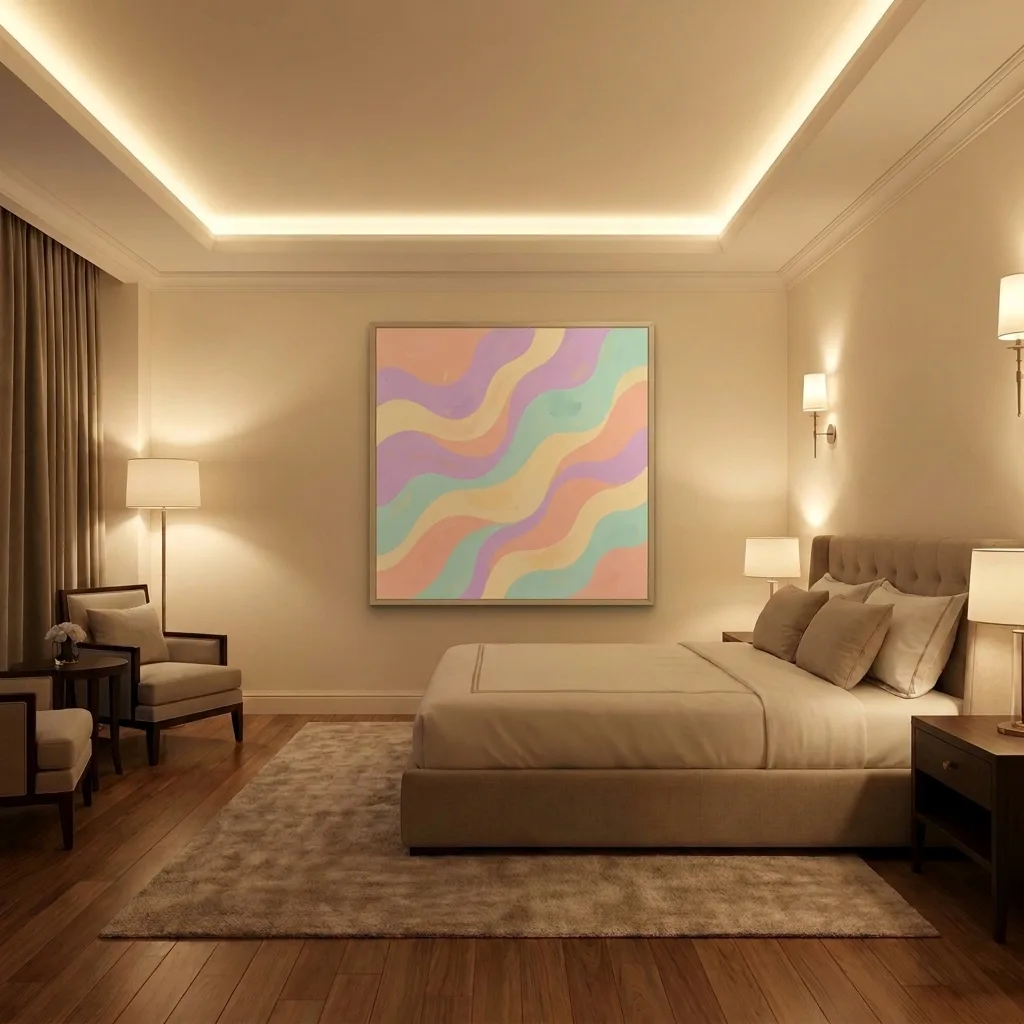 Pastellwellen — im Interieur