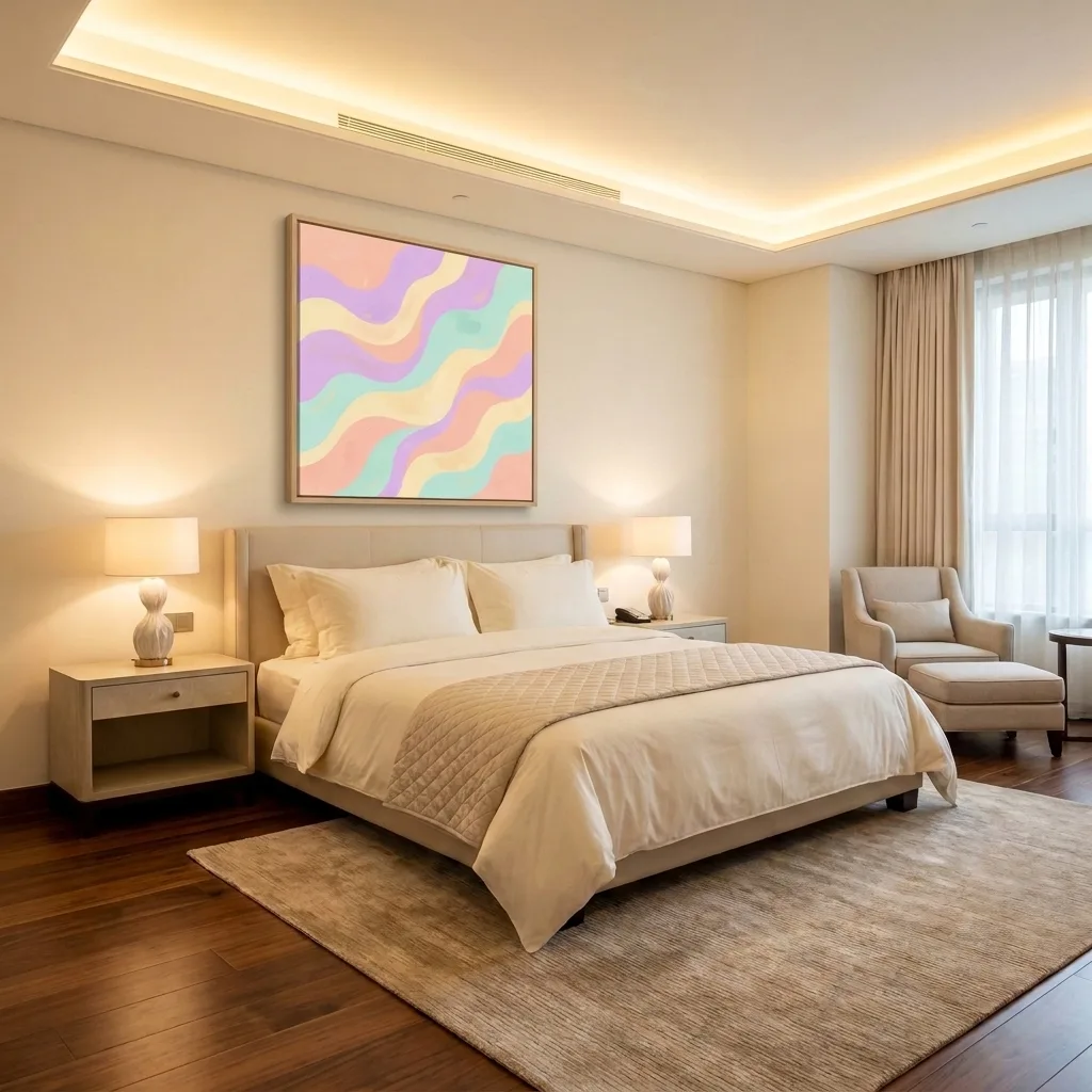 Pastellwellen — im Interieur