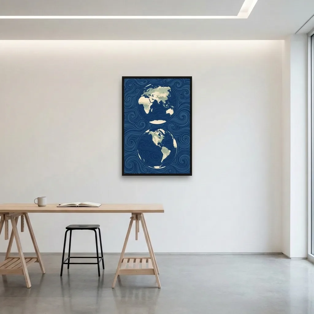 Kartografie vln — v interiéru