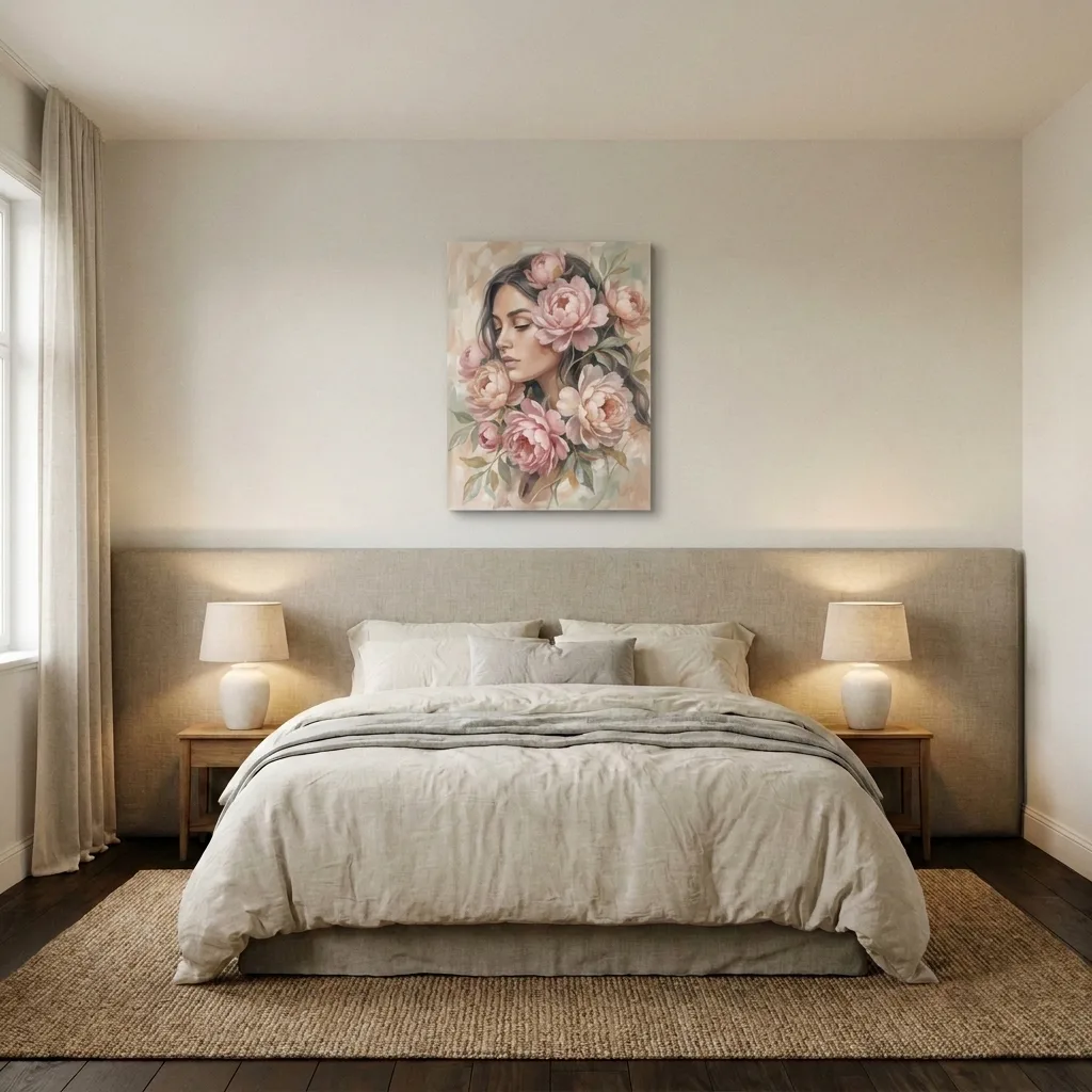 Traum in Pfingstrosen — im Interieur