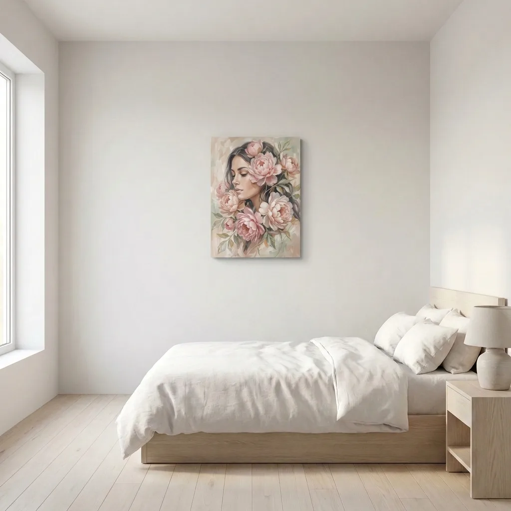 Traum in Pfingstrosen — im Interieur