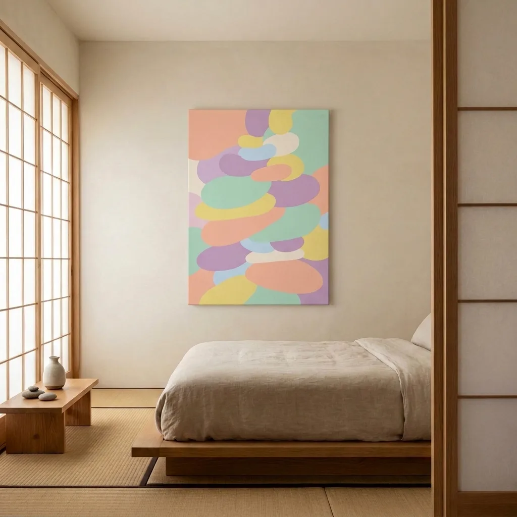 Pastel Harmony — in a room