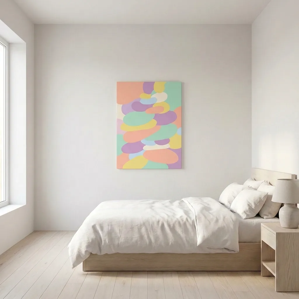 Pastel Harmony — in a room