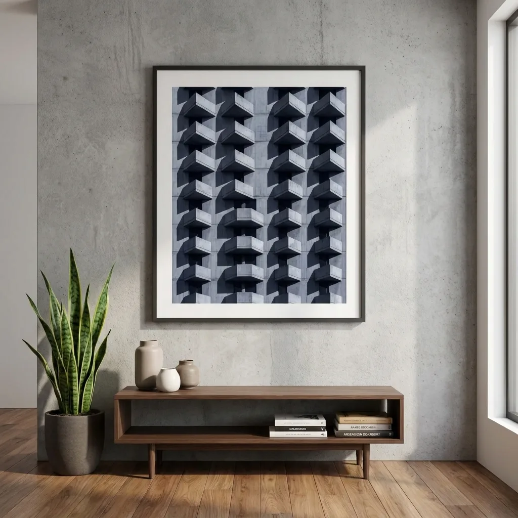 Rhythm of Concrete — in a room