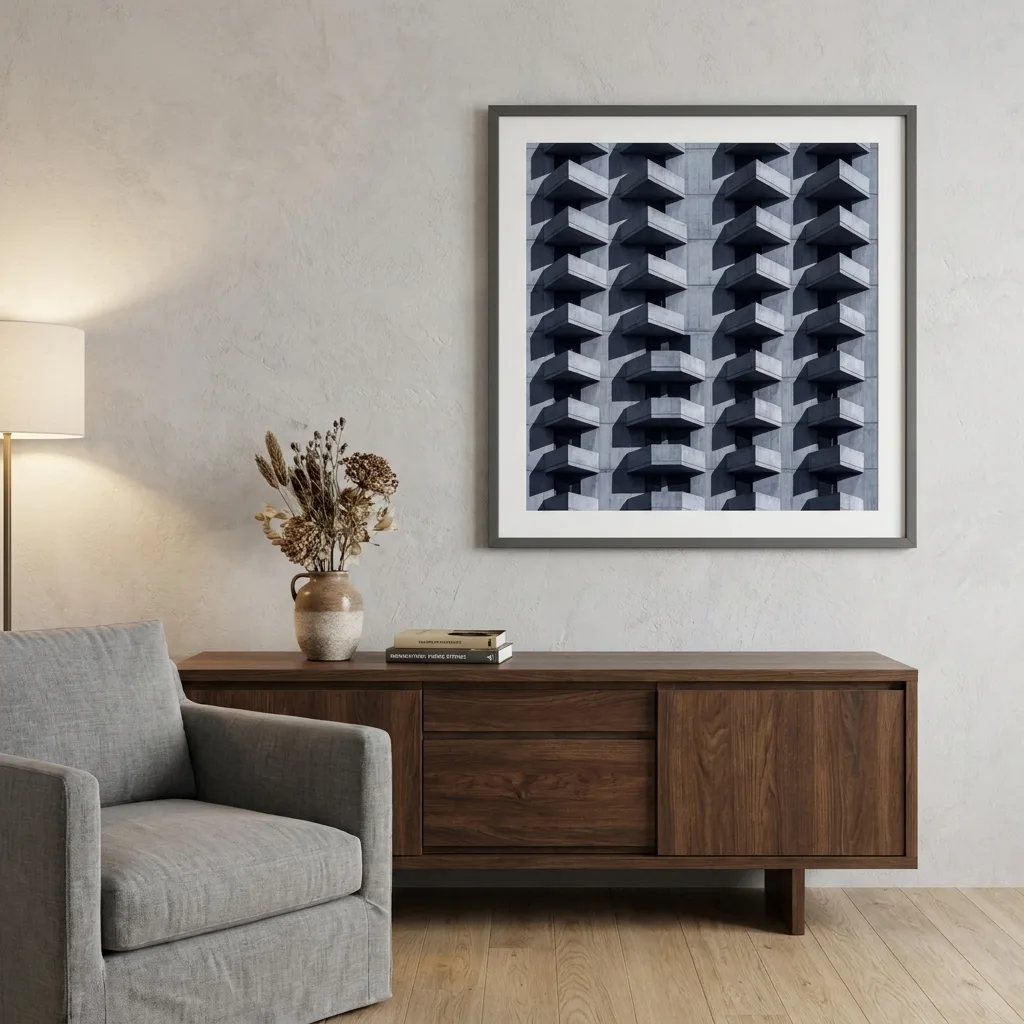 Rhythm of Concrete — in a room