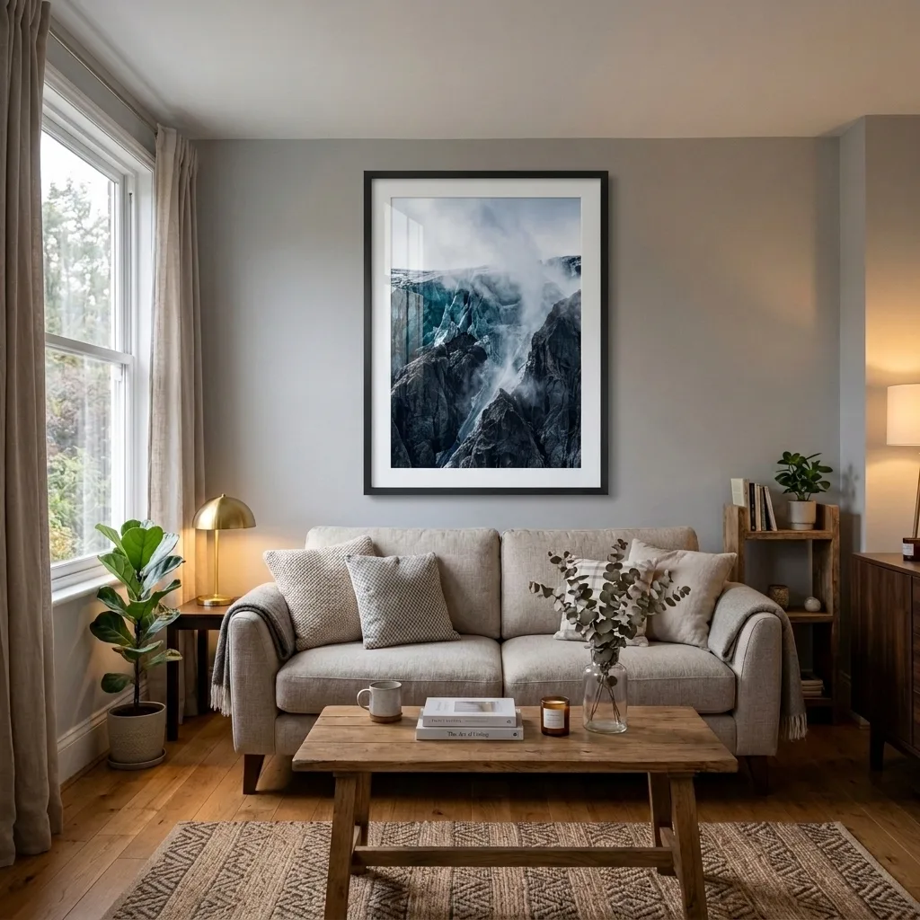 Glacier's Breath — in a room