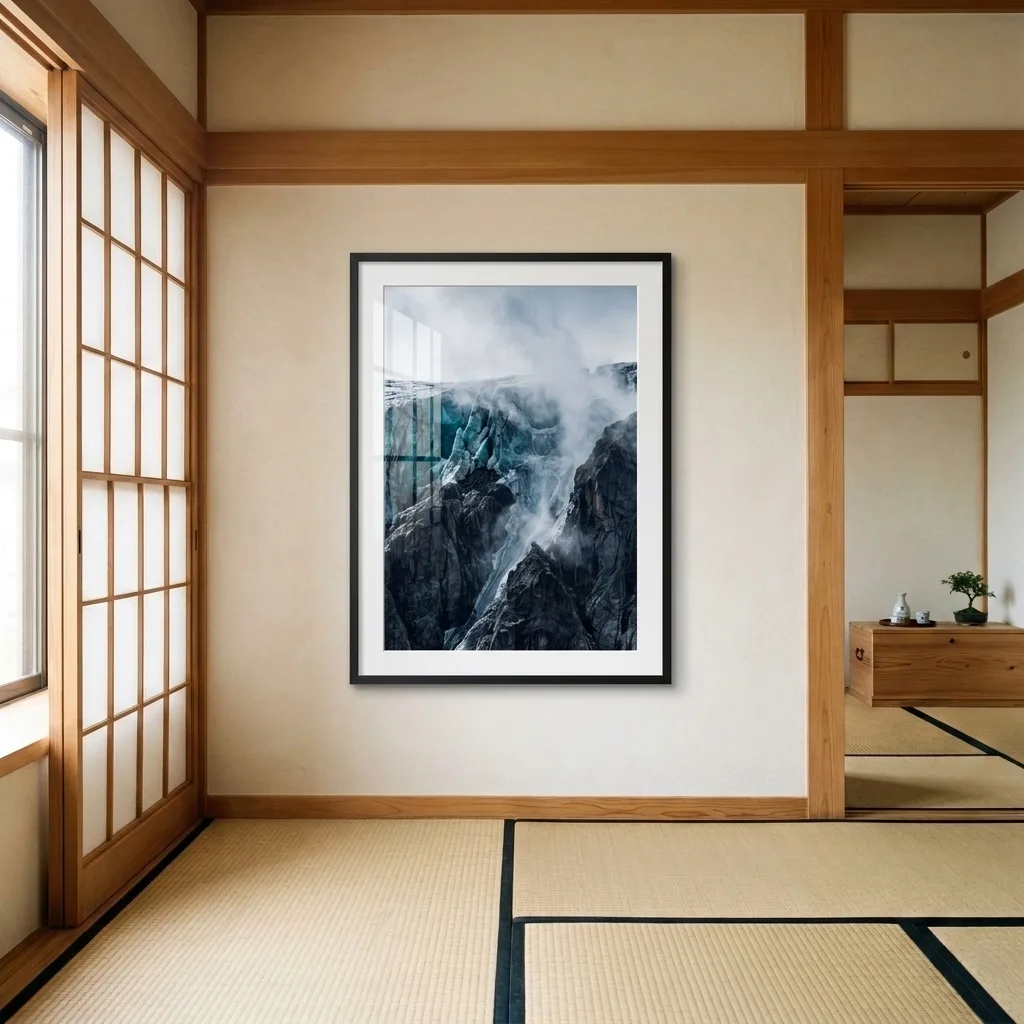 Glacier's Breath — in a room