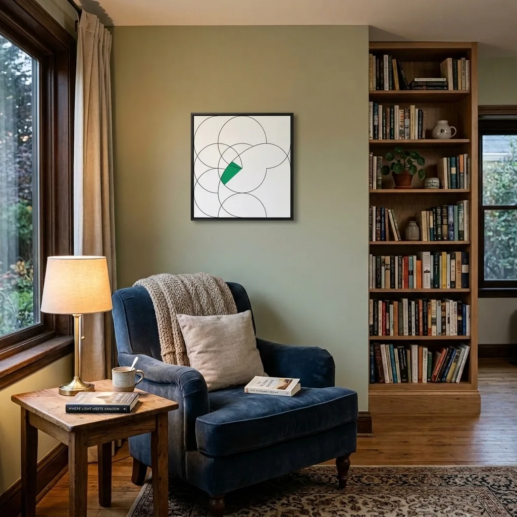 Geometrie des Grüns — im Interieur