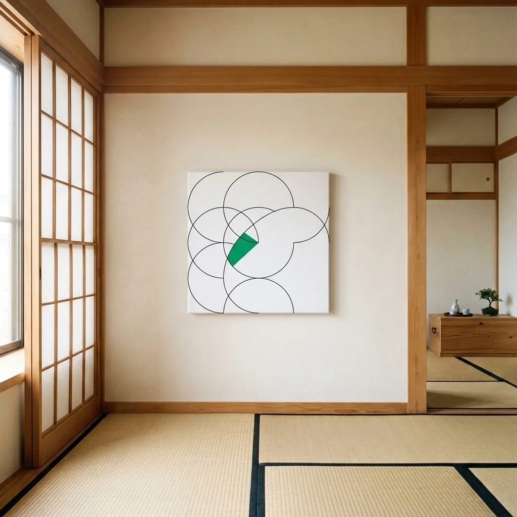 Geometrie des Grüns — im Interieur