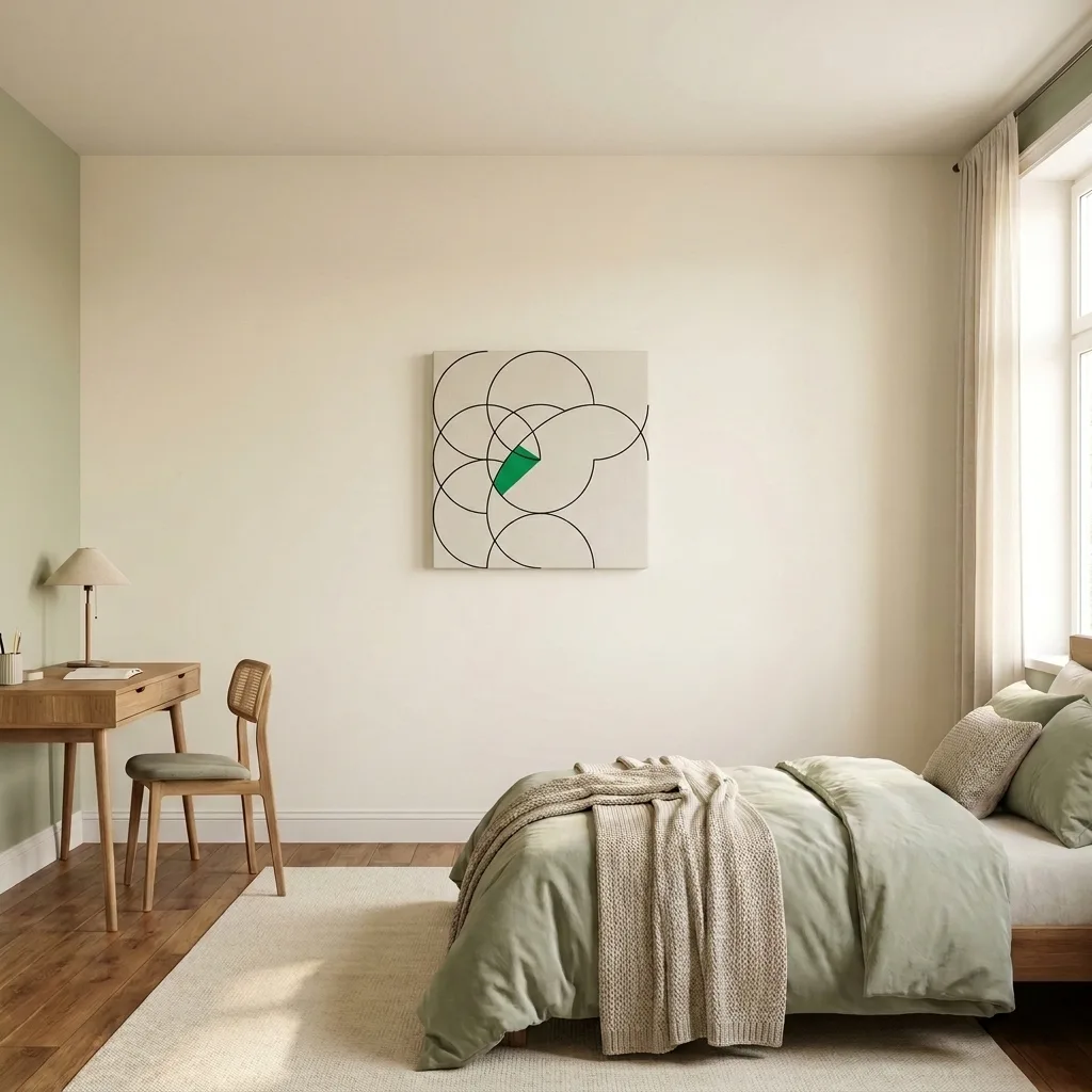 Geometrie des Grüns — im Interieur