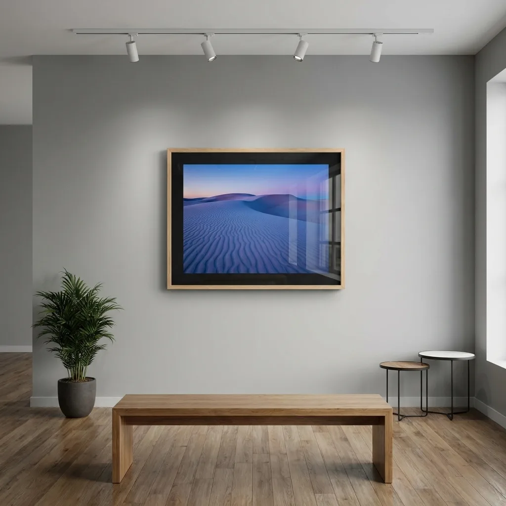 Blue Dunes — in a room