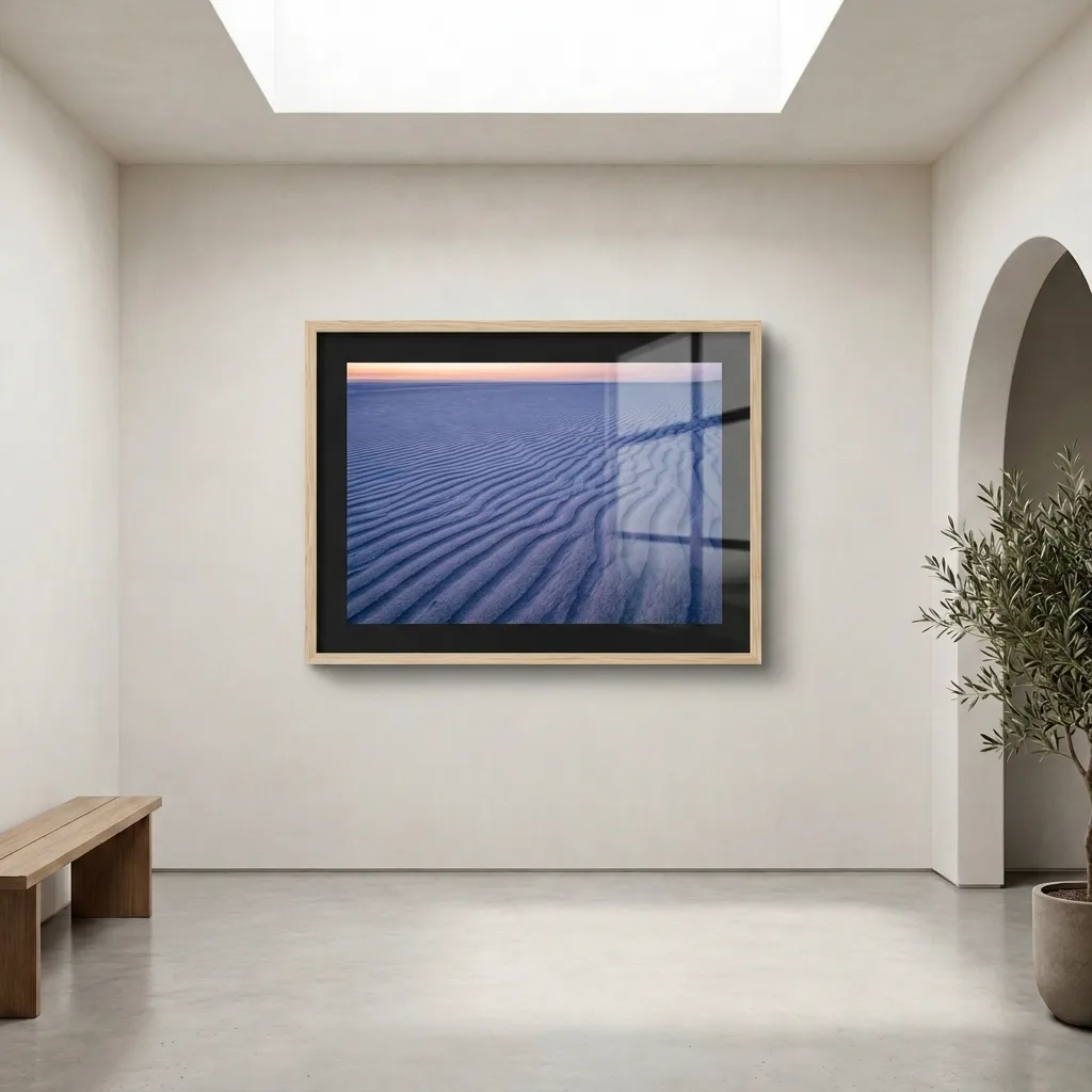 Blue Dunes — in a room