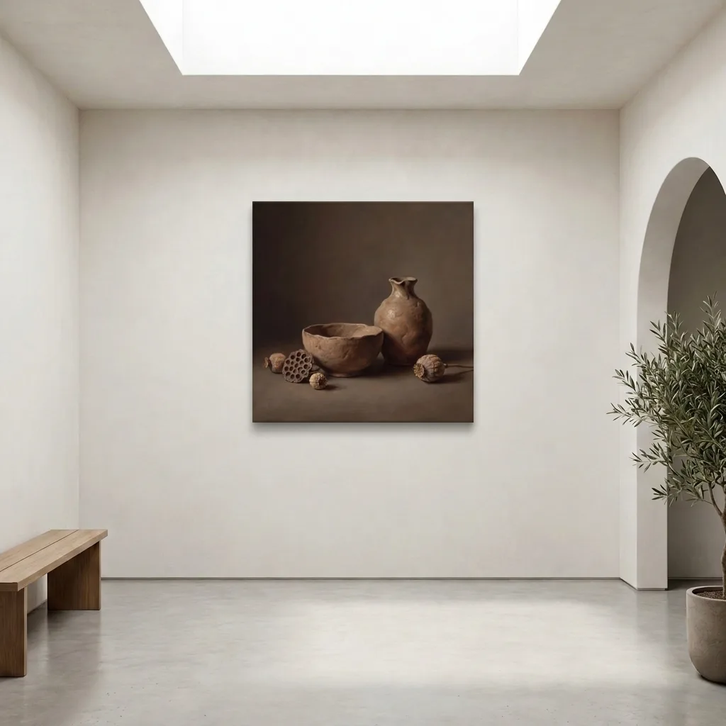 Tranquility of matter — in a room