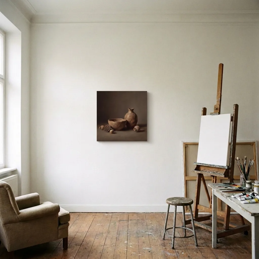 Tranquility of matter — in a room