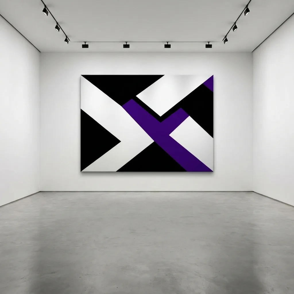 Geometrie des Violetts — im Interieur