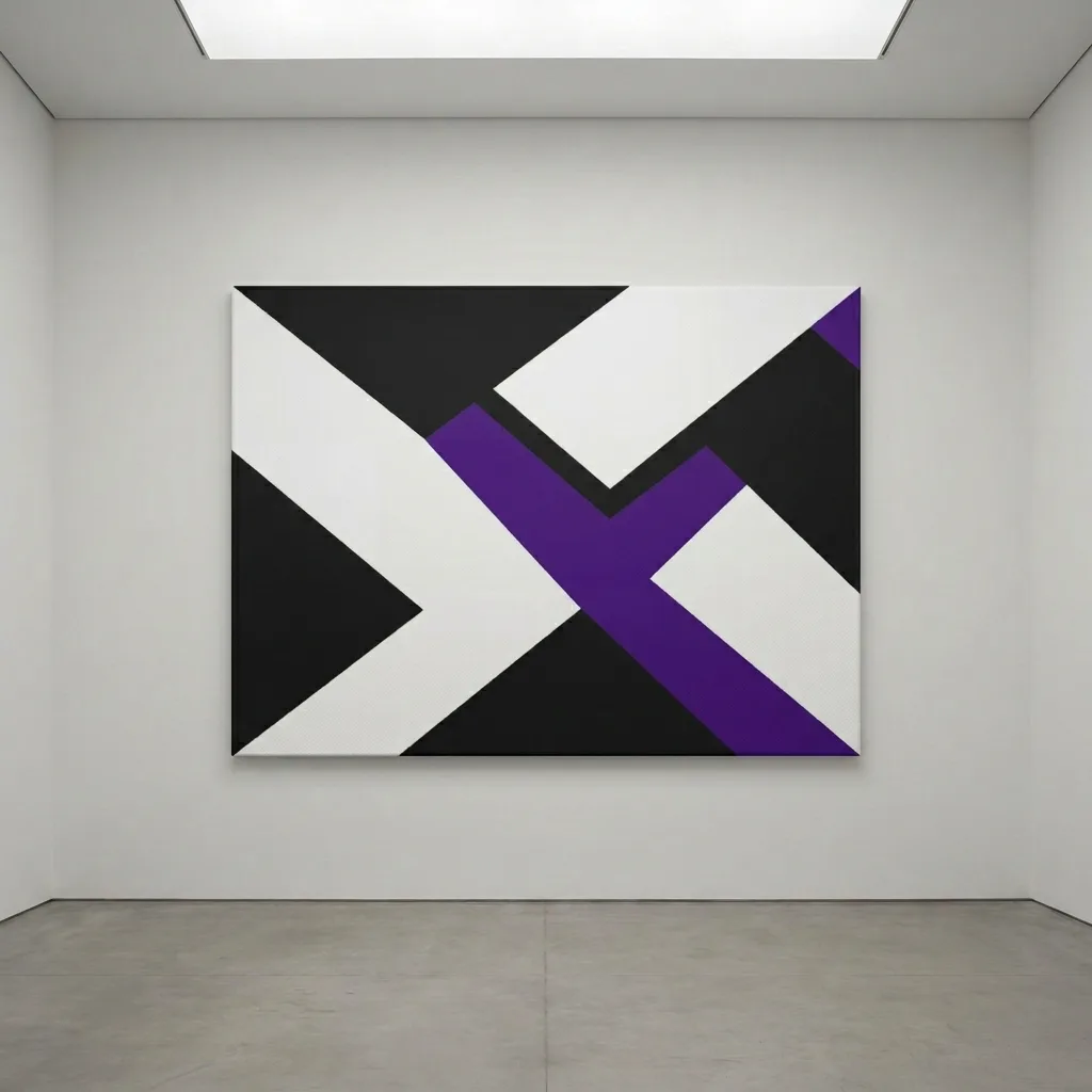 Geometrie des Violetts — im Interieur