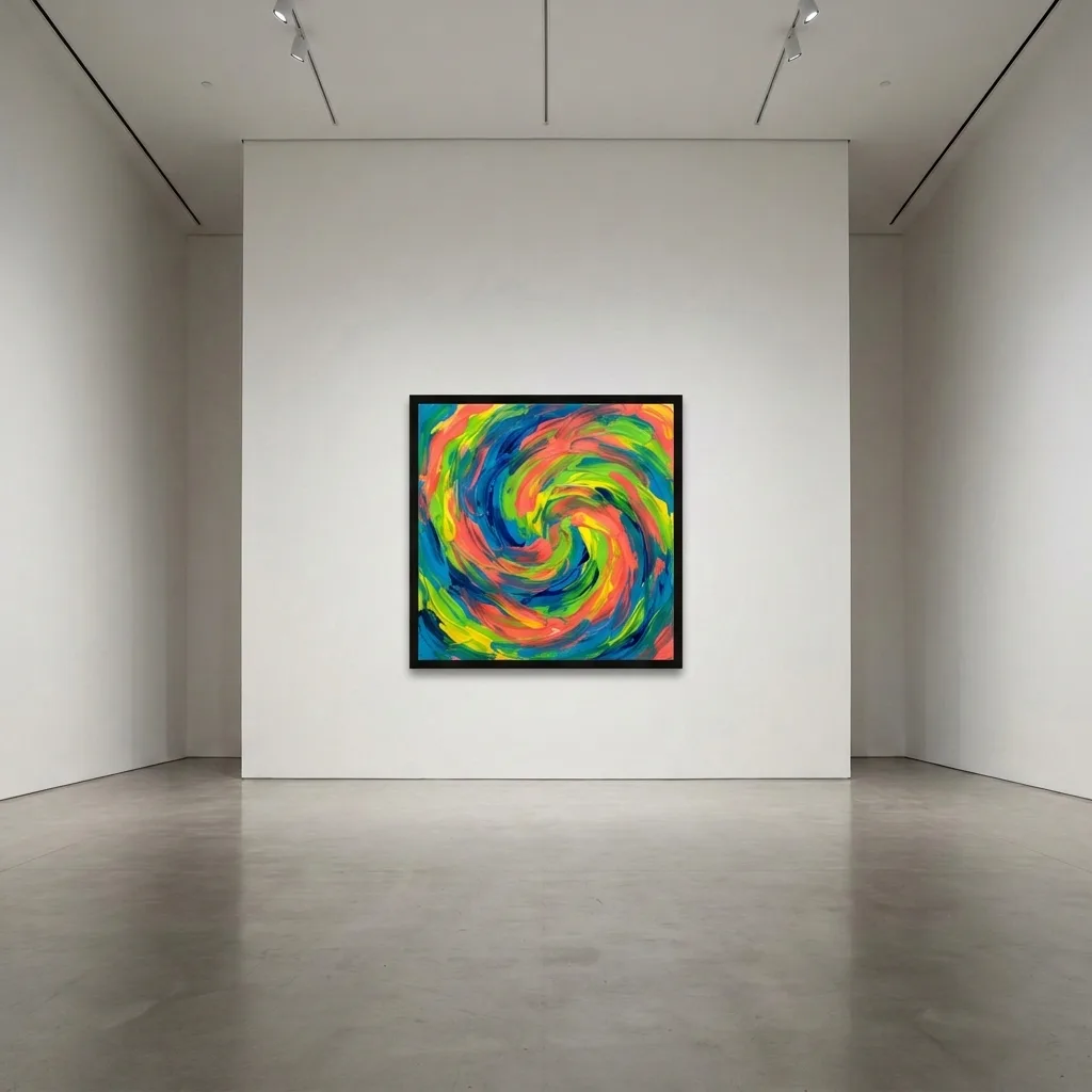 Bunter Wirbel — im Interieur