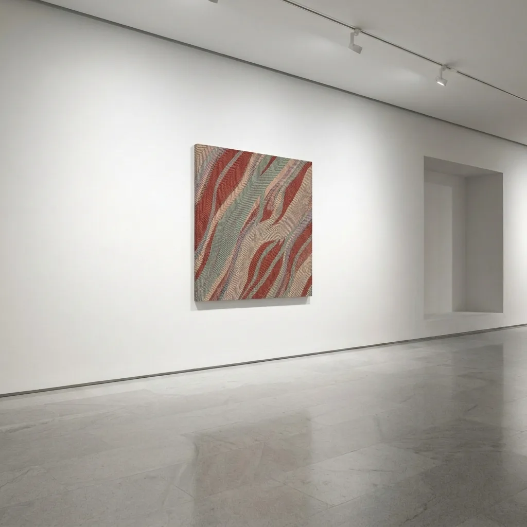 Woven Rhythm — in a room