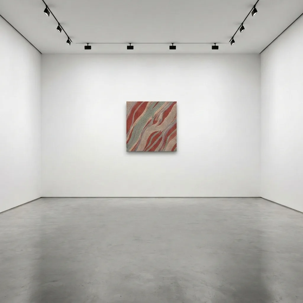Woven Rhythm — in a room