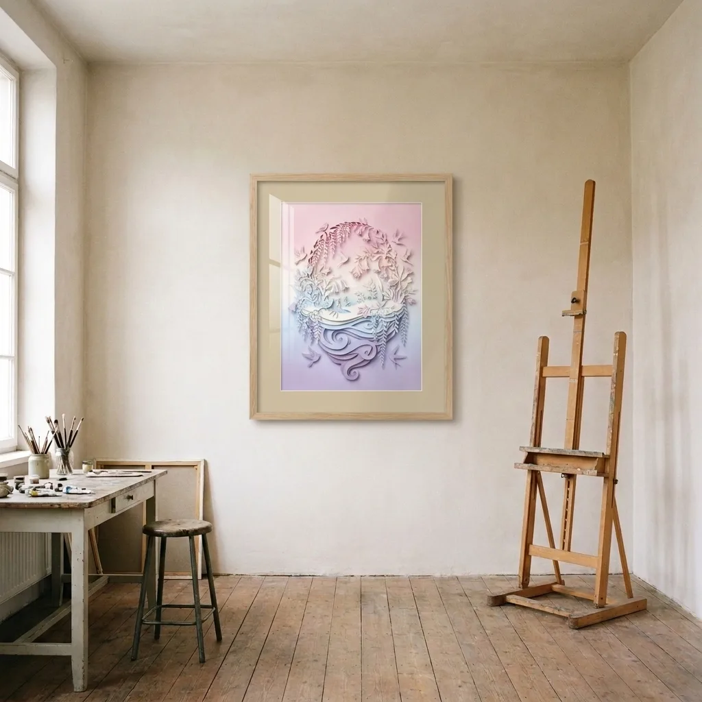 Paper Garden — in a room