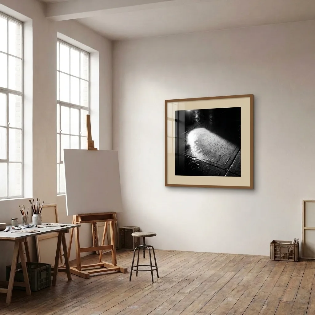 Glanz im Regen — im Interieur