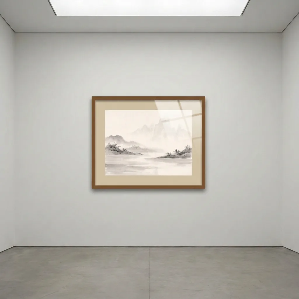 Landschaft der Stille — im Interieur