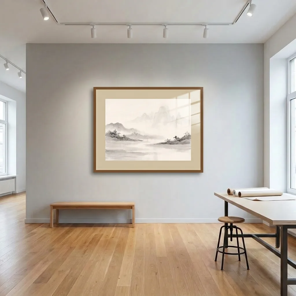 Landschaft der Stille — im Interieur