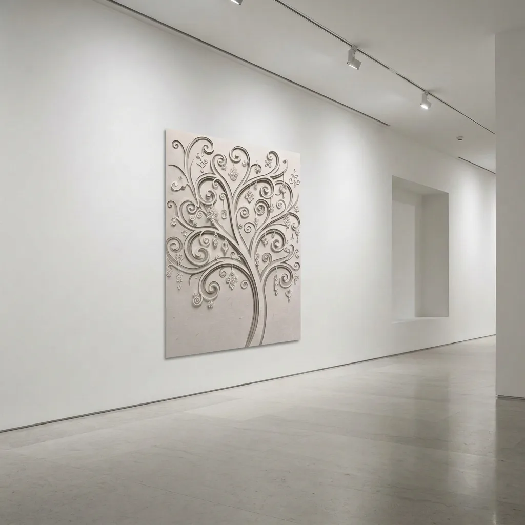 Durchbrochener Baum — im Interieur