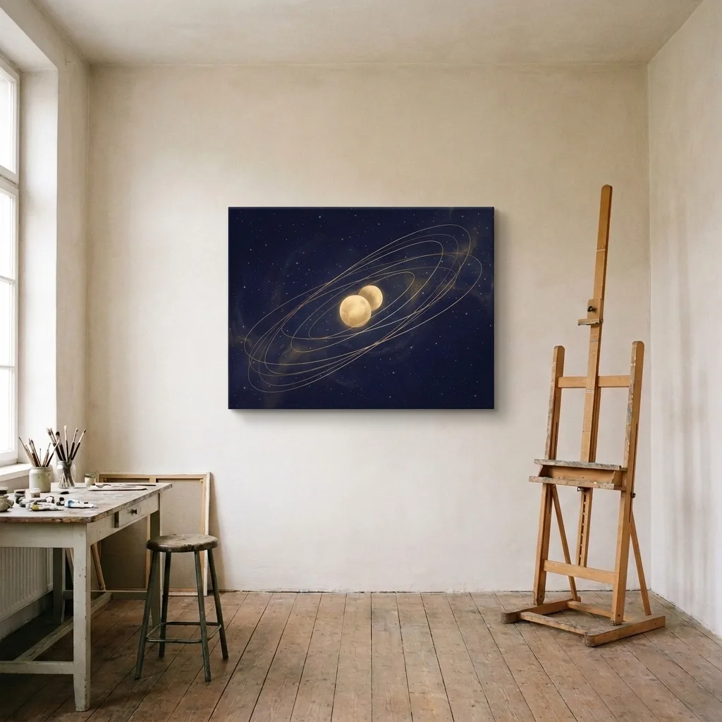 Kosmischer Tanz — im Interieur