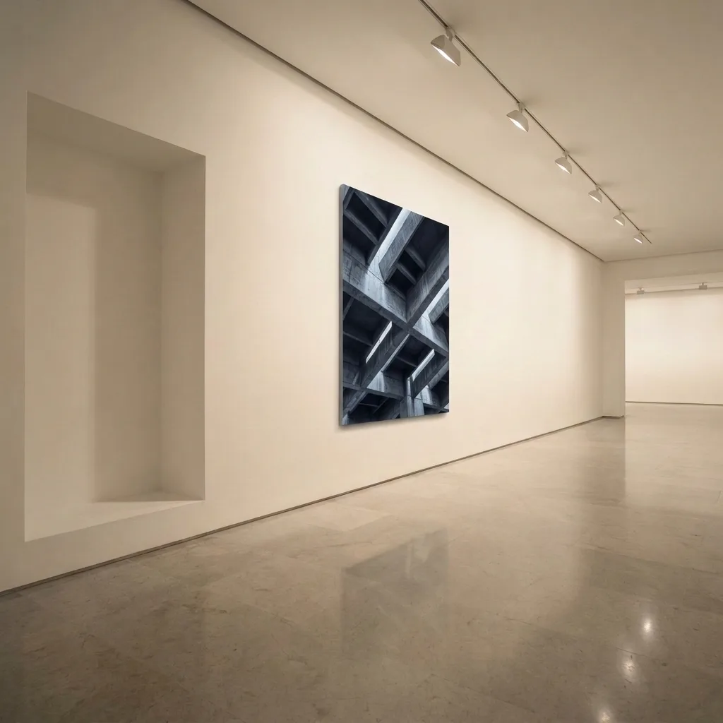 Monumentale Geometrie — im Interieur