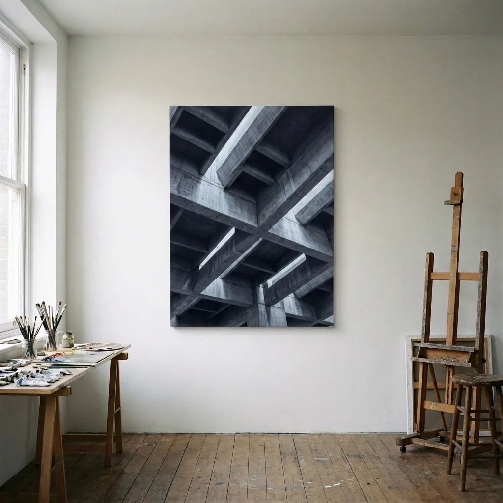 Monumentale Geometrie — im Interieur