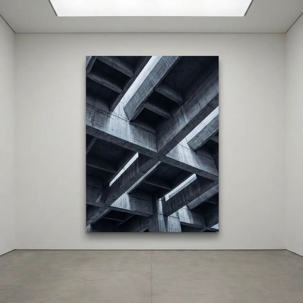 Monumentale Geometrie — im Interieur