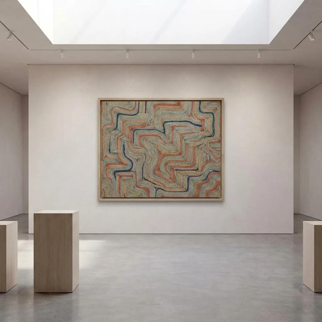 Labyrinth of Weaves — in a room