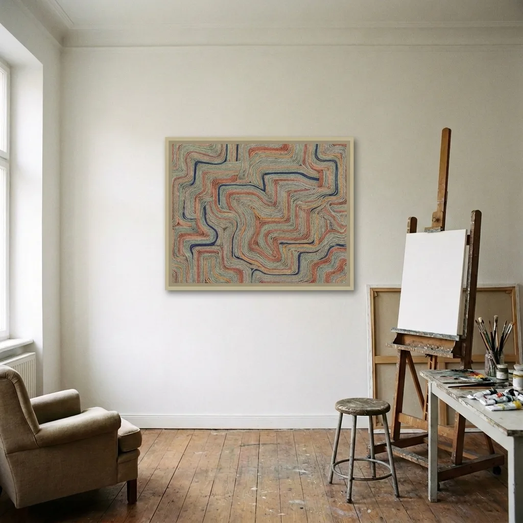 Labyrinth of Weaves — in a room