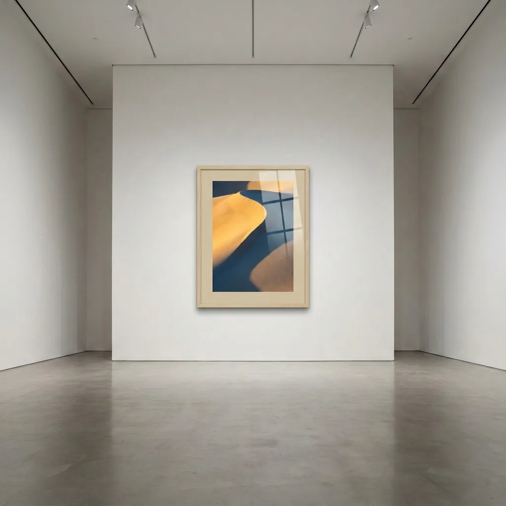 Curve of Light — in a room