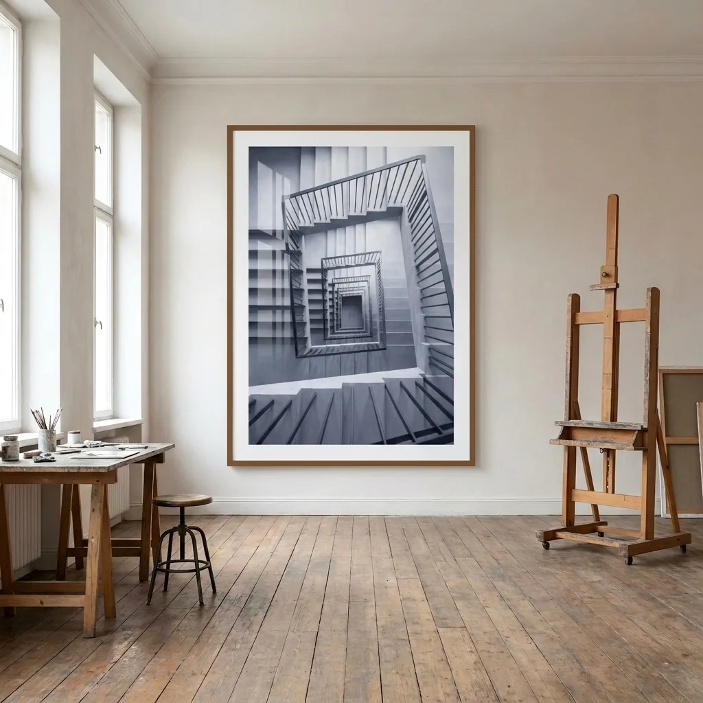 Geometrie der Tiefe — im Interieur