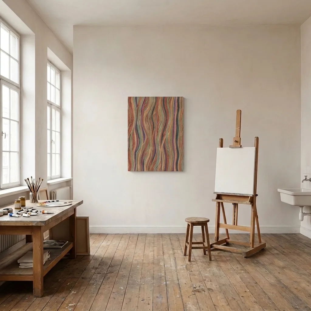 Wavy Yarn — in a room