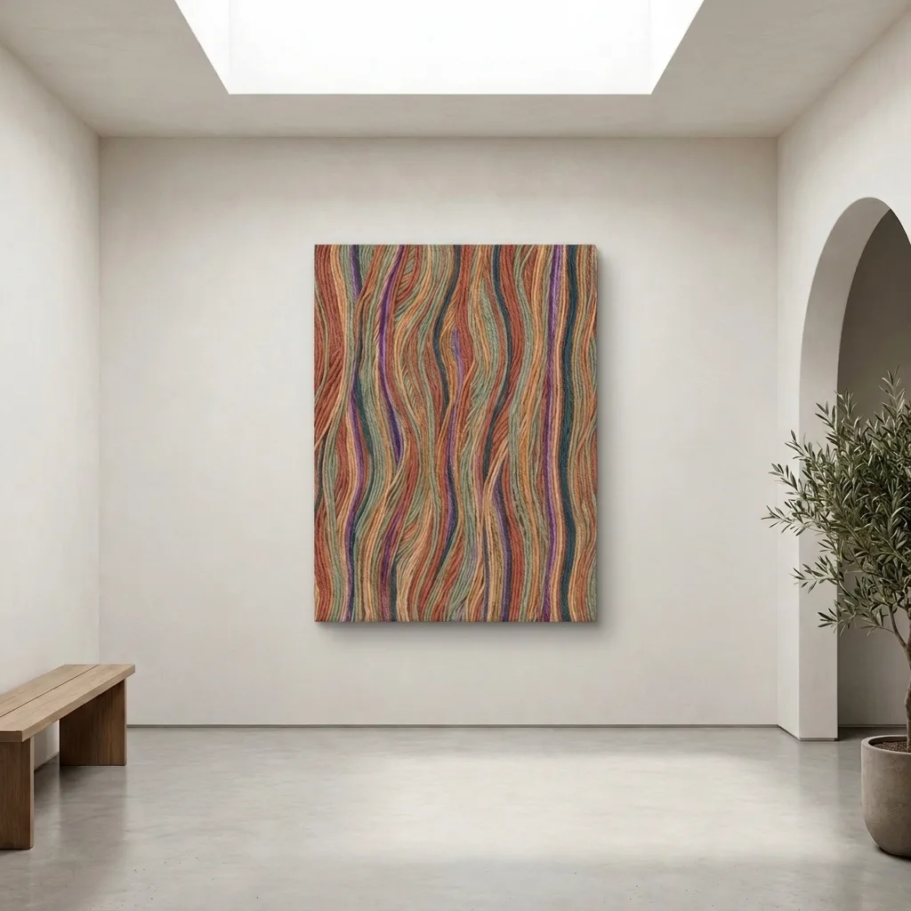 Wavy Yarn — in a room