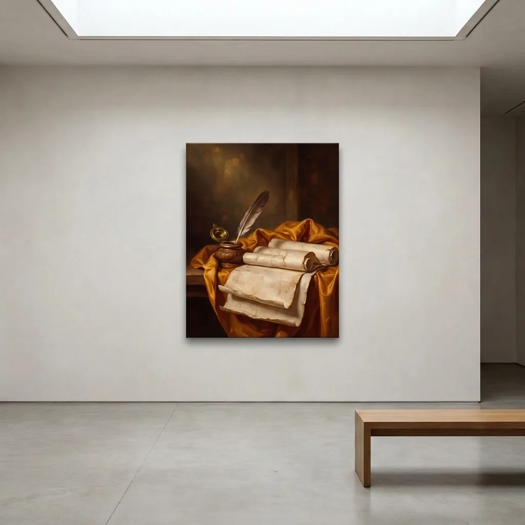 Licht und Pergament — im Interieur