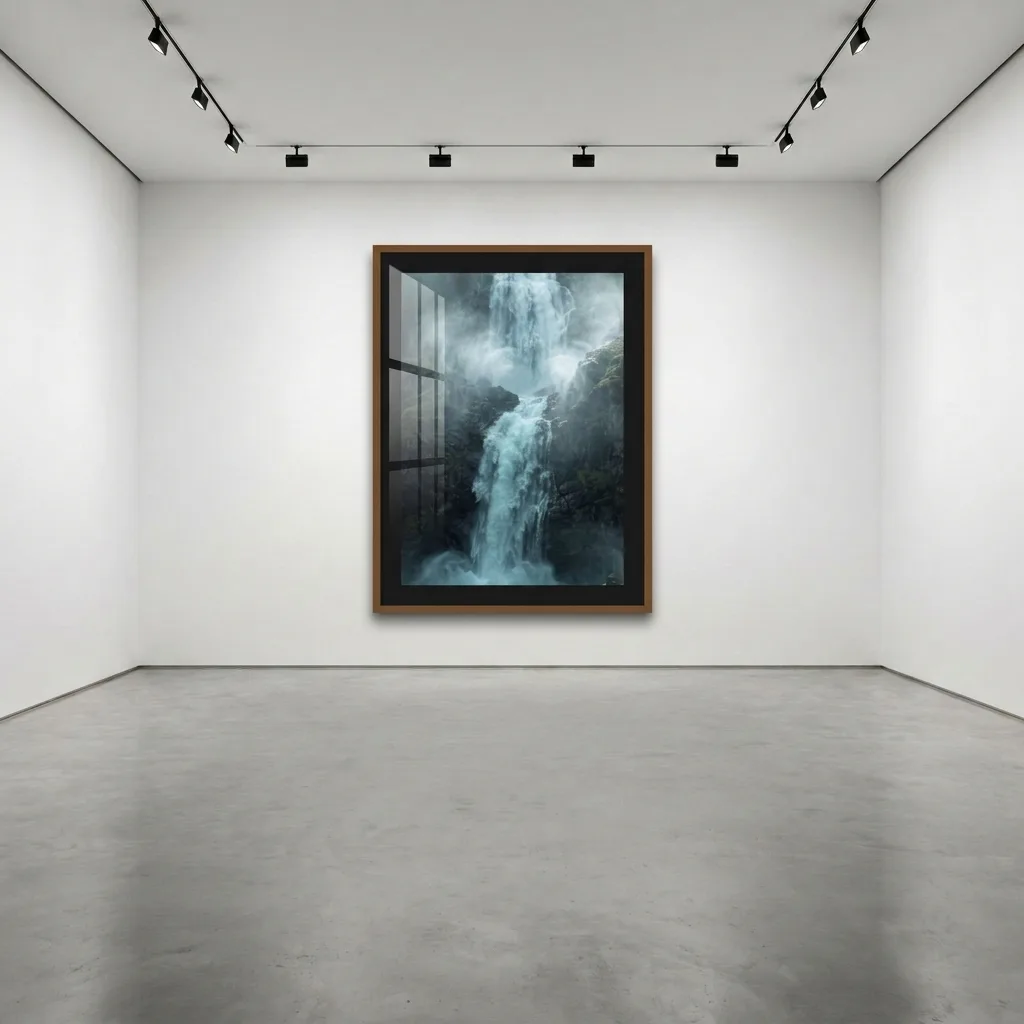 Misty Cascade — in a room