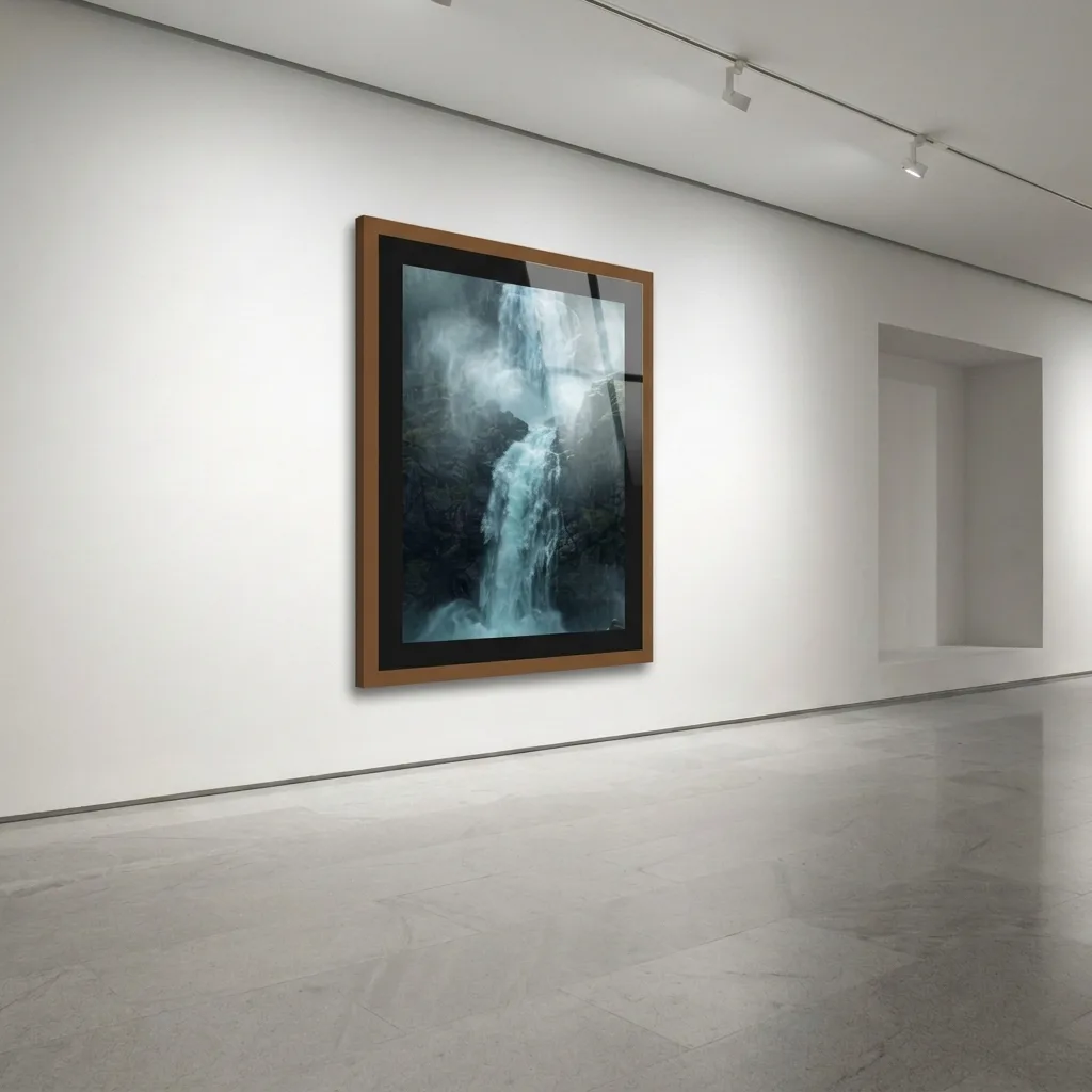 Misty Cascade — in a room