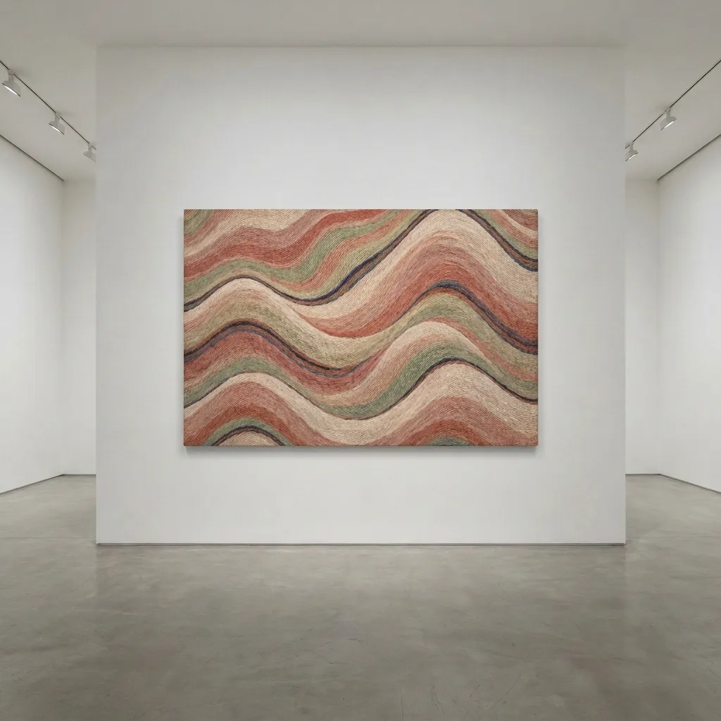 Woven Landscape — in a room