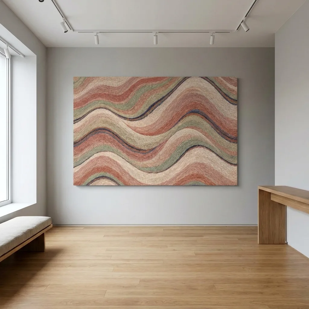 Woven Landscape — in a room