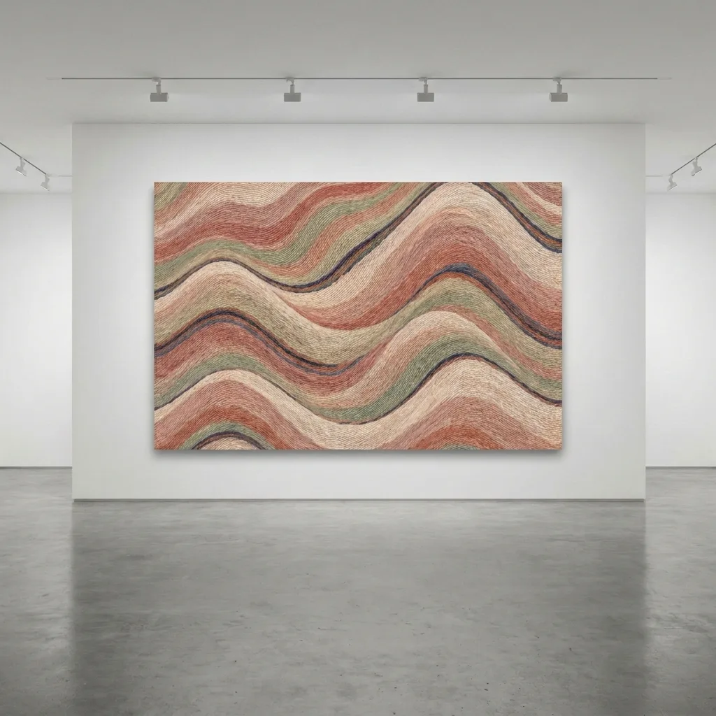 Woven Landscape — in a room