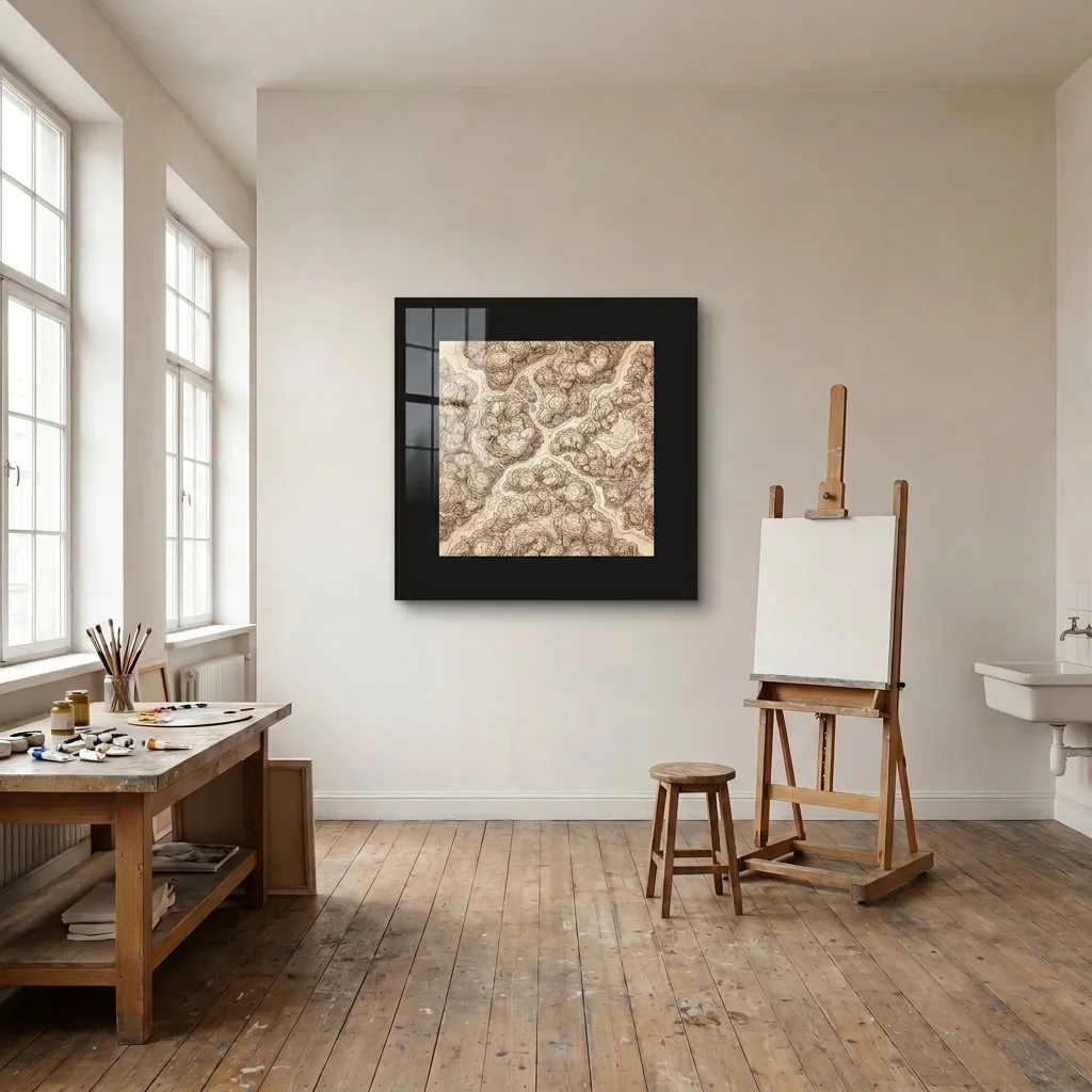 Forest Labyrinth — in a room
