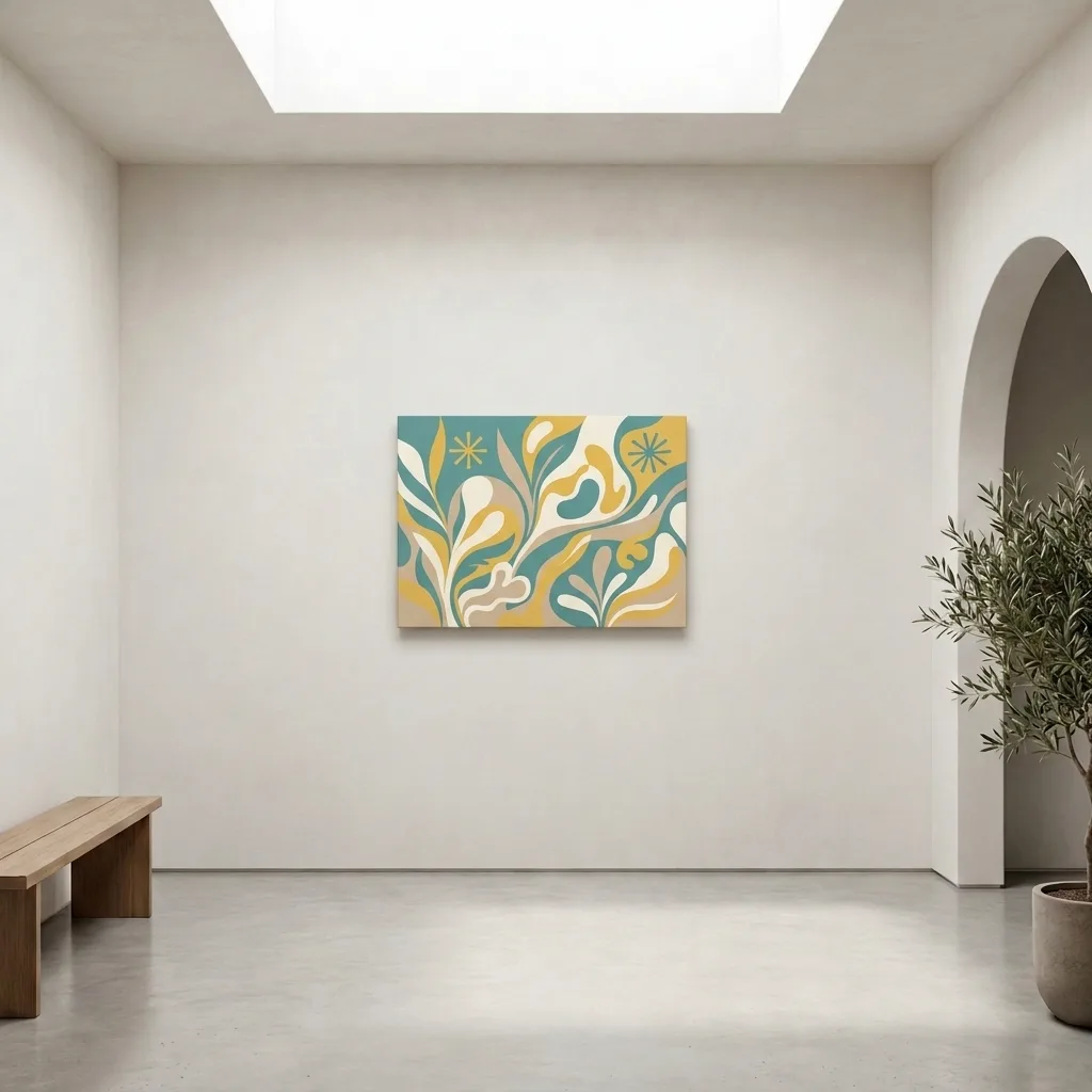 Organische Harmonie — im Interieur